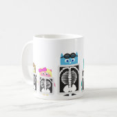 Mug Rayon X de hibou d'aviateur (Devant gauche)