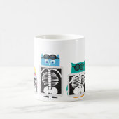 Mug Rayon X de hibou d'aviateur (Centre)
