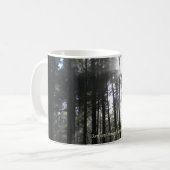 Mug Rayons de Sun par les arbres (Devant gauche)