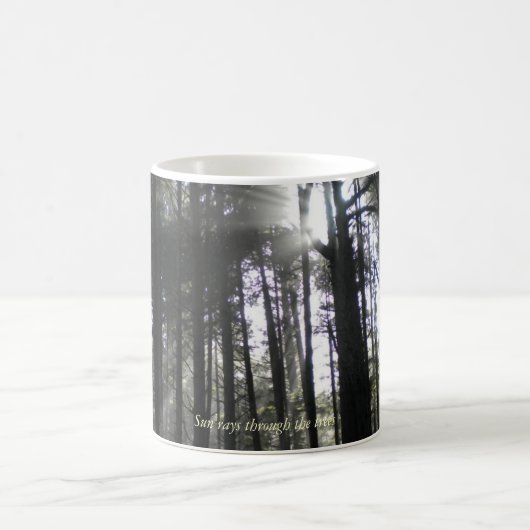 Mug Rayons de Sun par les arbres (Centre)