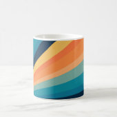 Mug Rayons solaires rétro (Centre)
