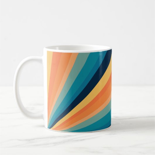 Mug Rayons solaires rétro (Gauche)