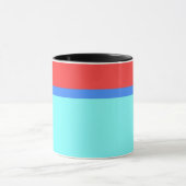 MUG RAYURE BLEUE AQUA ROUGE (Centre)