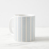 Mug Rayure de feuille bleu clair (Devant gauche)