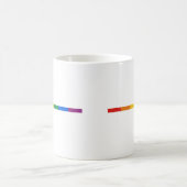 Mug Rayure de gay pride (Centre)