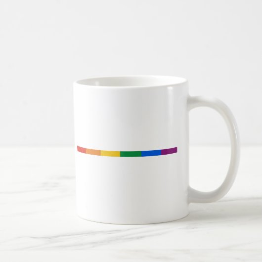 Mug Rayure de gay pride (Droite)