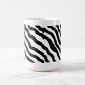 Mug Rayure de zèbre noir et blanc (Centre)
