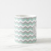 Mug Rayure grise verte en bon état de zigzag de (Centre)