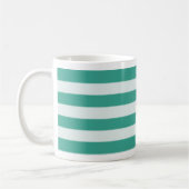 Mug rayure horizontale verte (Gauche)