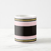 Mug rayure noire or rose et blanc (Centre)