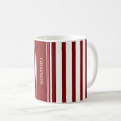 Mug Rayure rouge (Devant droit)