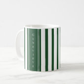 Mug Rayure verte (Devant gauche)