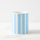 Mug Rayure verticale bleu clair et blanc (Centre)
