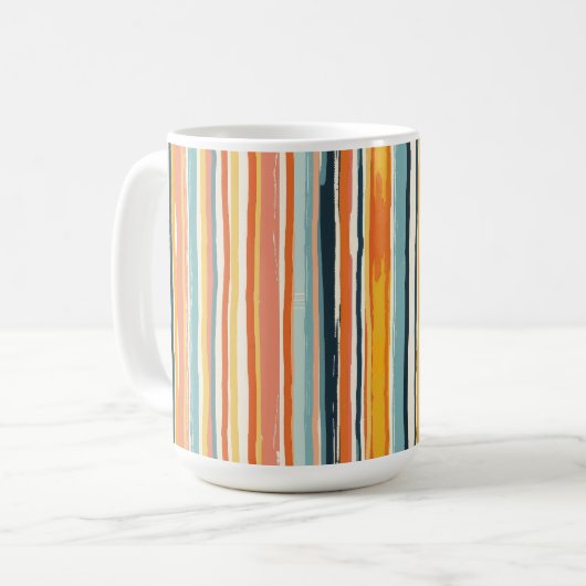 Mug Rayure verticale bohème (Devant gauche)