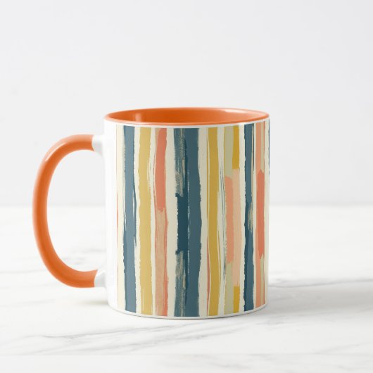 Mug Rayure verticale boho (Gauche)