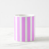 Mug Rayure verticale rose et blanc (Centre)