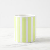 Mug Rayure verticale vert citron et blanc (Centre)