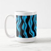 Mug Rayure zèbre noir et bleu (Gauche)