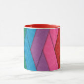 Mug rayures Abstraites, colorées, (Centre)