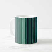 Mug Rayures Aqua (Devant gauche)