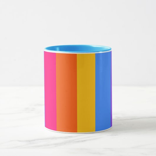 Mug Rayures arc-en-ciel (Centre)