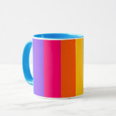 Mug Rayures arc-en-ciel (Devant gauche)