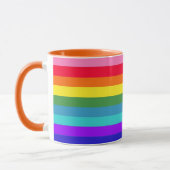 Mug Rayures arc-en-ciel (Gauche)