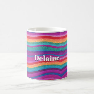 Mug Rayures arc-en-ciel horizontales