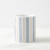 Mug Rayures Blanches Crème Bleu (Centre)