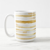 Mug Rayures blanches dorées (Gauche)