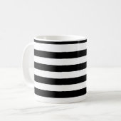 Mug Rayures blanches réglables de couleur de (Devant gauche)