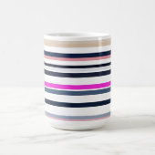 Mug Rayures Bleu Rose et Sable (Centre)
