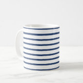 Mug Rayures bleues (Devant gauche)