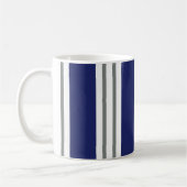 Mug Rayures Bleues et Blanches Côtières (Gauche)