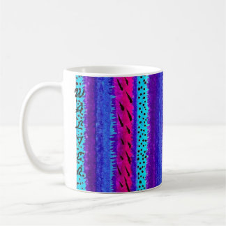 Mug Rayures bleues et points A5