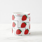 Mug Rayures Chevron Fraise (Centre)