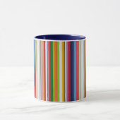 Mug Rayures colorées chaudes (Centre)