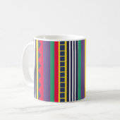 Mug Rayures Colorées des Années Quatre-Vingt (Devant gauche)