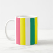 Mug Rayures colorées d'été (Gauche)