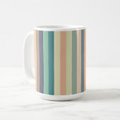 Mug Rayures Colorées Tendances (Devant gauche)