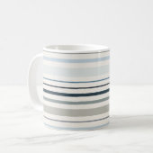 Mug Rayures côtières bleues (Devant gauche)