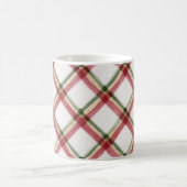 Mug Rayures crème vert rouge (Centre)