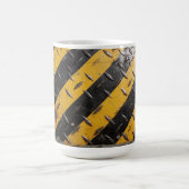 Mug rayures d'avertissement industriel (Centre)