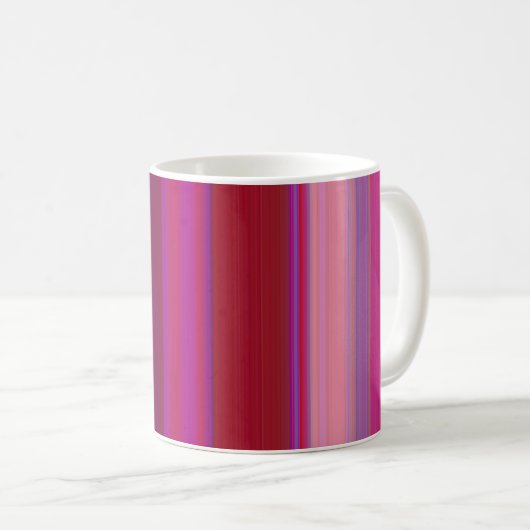Mug Rayures de bonbon (Devant droit)