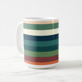 Mug Rayures de couleur (Devant gauche)