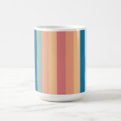 Mug Rayures de nuances de couleur (Centre)