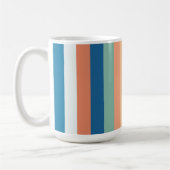 Mug Rayures de nuances de couleur (Gauche)
