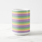 MUG RAYURES DE PÂQUES JAUNE VERT ROSE VIOLET (Centre)