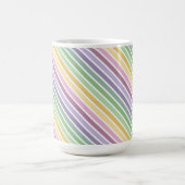 MUG RAYURES DE PÂQUES VIOLET ROSE VERT JAUNE (Centre)