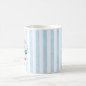 Mug Rayures de scooter d'été rétro Dopamine (Centre)